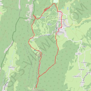 La Feclaz Variante croix du Nivolet GPS track, route, trail