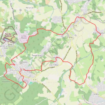 Pleumeur Bodou - Barnabanec GPS track, route, trail