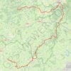 Morvan du mont Beuvray à Issy-l'Evêque GPS track, route, trail