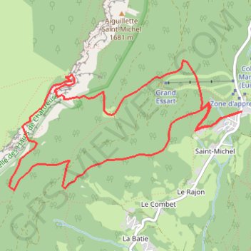 Crête de l'Alpette GPS track, route, trail