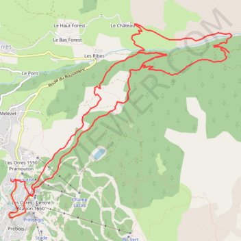 Les Orres Cyclisme GPS track, route, trail