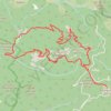Pic de l'Ours, Dent de l'Ours, Ravin du Mal-Infernet et Pic d'Aurelles depuis le Col des Lentisques GPS track, route, trail