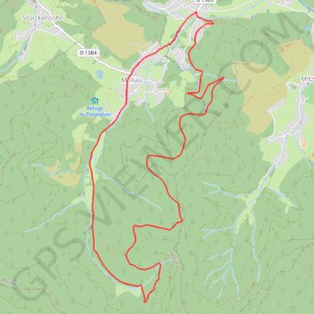 Les Balcons de Mollau GPS track, route, trail