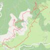 Les hauteurs de Pranles et Creysseilles GPS track, route, trail