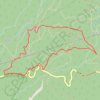 Le chemin des charbonniers du Lac Noir - Les Marches GPS track, route, trail