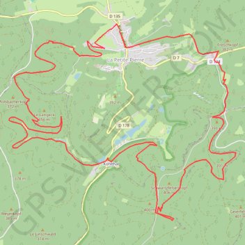 Petite-Pierre - Imsthal - Loosthal - Petite-Pierre GPS track, route, trail