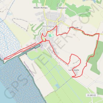 🚴 Trace de Mortagne GPS track, route, trail