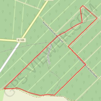 Promenades en forêt de Crécy GPS track, route, trail