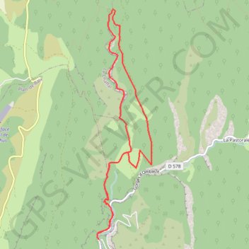 Canyon des gueulards GPS track, route, trail