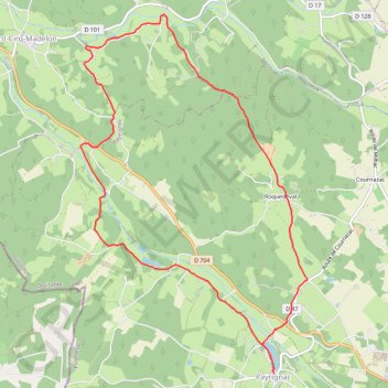 Payrignac GPS track, route, trail