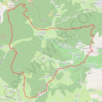 Veranne Saint-sabin GPS track, route, trail
