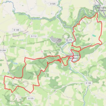 La Laurence Leboucher - Saint-Léonard-des-Bois GPS track, route, trail
