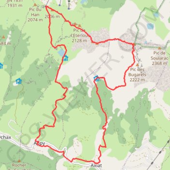 Saint-barthélémy en boucle GPS track, route, trail