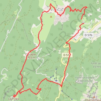 Charmant Som par les dalles EST GPS track, route, trail