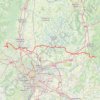 Traversée de la Dombes (Rhône-Ain) GPS track, route, trail