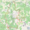 St Sulpice vers Pays bas retour Migron 40 kms GPS track, route, trail