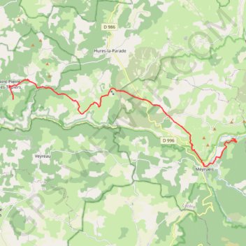 Salvinsac La Vialle_ GPS track, route, trail