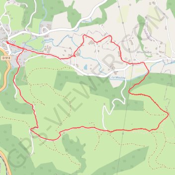 Les collines de Louhossoa GPS track, route, trail