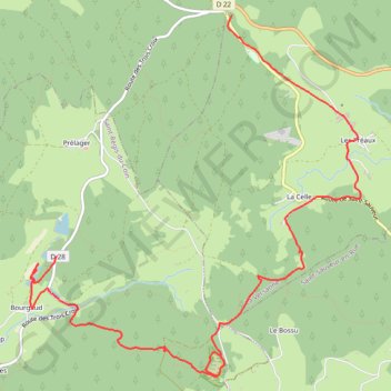 Randonnée du 12/11/2023 à 10:18 GPS track, route, trail