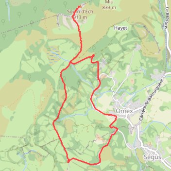 Soum d'Ech GPS track, route, trail