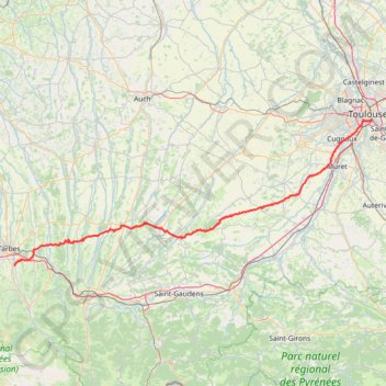 Salles-Engue GPS track, route, trail