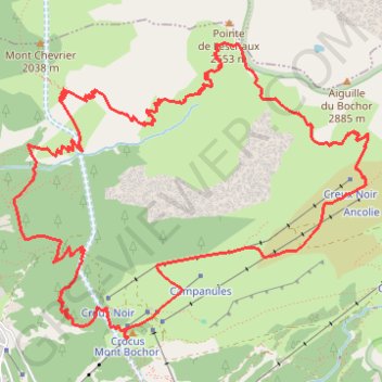 Col de Leschaux GPS track, route, trail