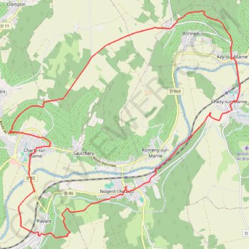Mont-de-Bonneil GPS track, route, trail