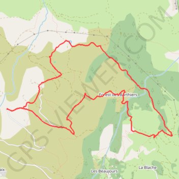 Serres au Nord de Chorges GPS track, route, trail