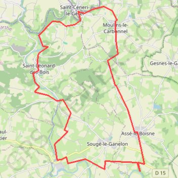 Moulins GPS track, route, trail