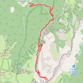 Dent de Crolles par la source du Guiers GPS track, route, trail