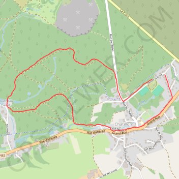 Châtillon GPS track, route, trail