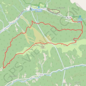 Cime de Piagu GPS track, route, trail