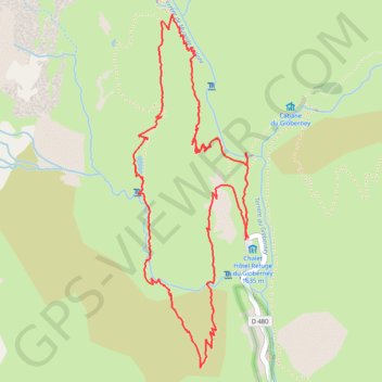 Lac du Lauzon GPS track, route, trail