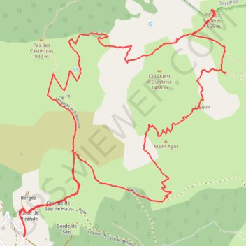 Pic Teulere GPS track, route, trail
