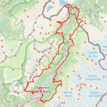 Marathon du Mont-Blanc 2019 - 90 km du Mont-Blanc GPS track, route, trail