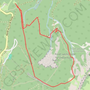Gorges de l'Oiseau GPS track, route, trail