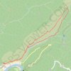 Le Vallon du Tiourre GPS track, route, trail