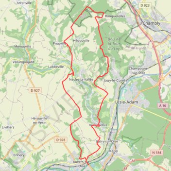 Chapelle Saint Robert GPS track, route, trail