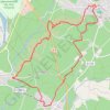 Herault - Le Pouget Le dolmen de Gallardet et le f... GPS track, route, trail