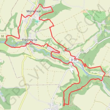 Vallée de L'Automne GPS track, route, trail