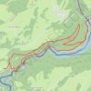 Gorges du Doubs depuis le Saut du Doubs GPS track, route, trail