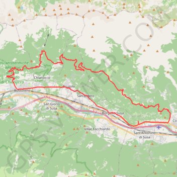 Sentiero dell'Orrido e dei Partigiani (Val Susa) GPS track, route, trail