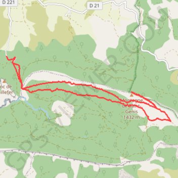 Rando ars GPS track, route, trail