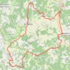 Bourdeilles 40 kms GPS track, route, trail