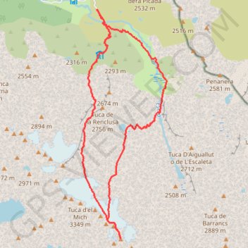 Aneto par le Forau d'Aiguallut GPS track, route, trail