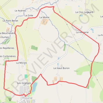 Circuit des manoirs n°32 GPS track, route, trail