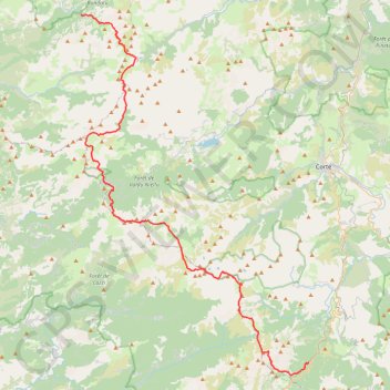 GR20 - v3 GPS track, route, trail