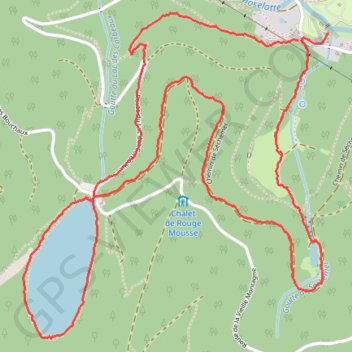 Tour du Lac des Corbeaux - La Bresse GPS track, route, trail