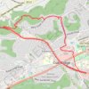 North Ridge Segment From Run GPS track, route, trail