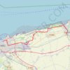 La Vélomaritime : Gravelines - Calais GPS track, route, trail